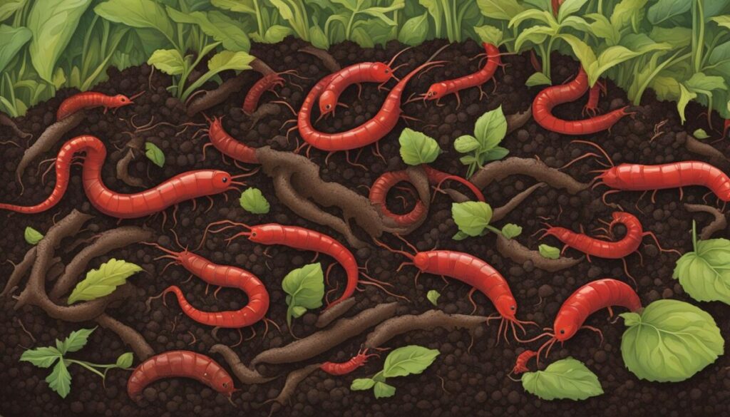 Do worms multiply in a compost bin?